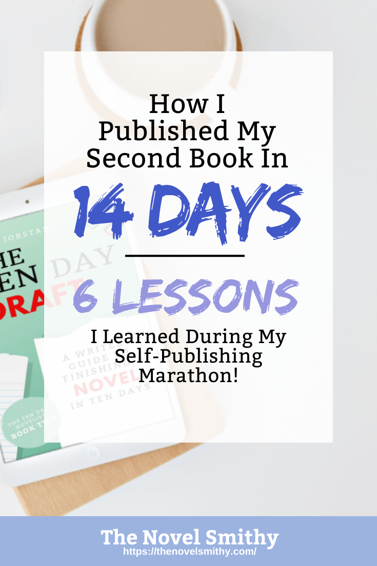How I Published My Second Book in 14 Days