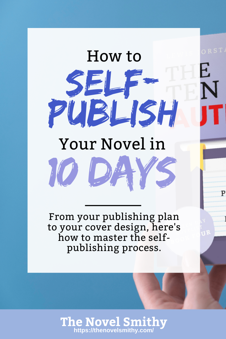 How to Self-Publish a Novel in 10 Days