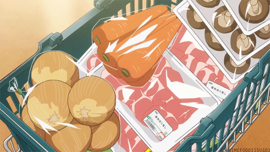 grocery store anime