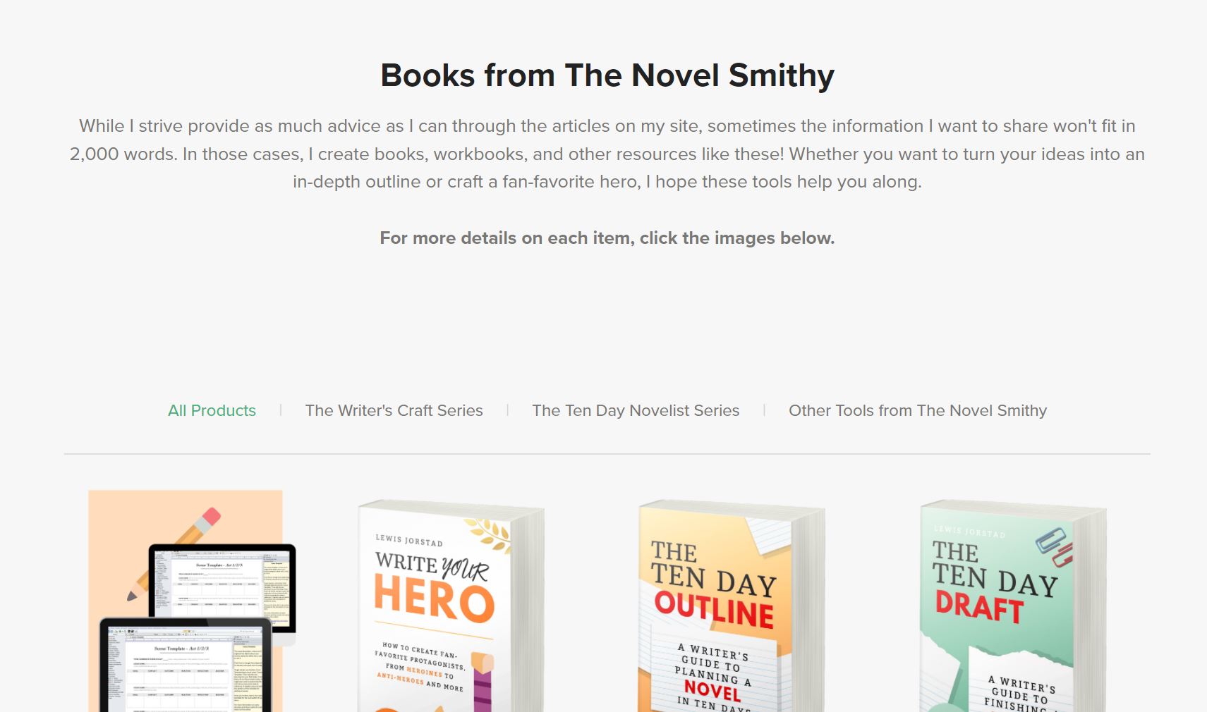 TNS Books Page Redesign