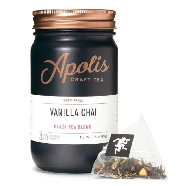 Jar of Apolis chai teabags