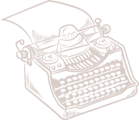 Drawing of a typerwriter